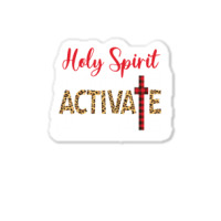 Jesus Christians Holy Spirit Activate Religious Women Long Sleeve T Sh Sticker | Artistshot