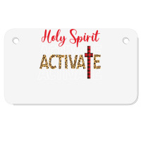 Jesus Christians Holy Spirit Activate Religious Women Long Sleeve T Sh Motorcycle License Plate | Artistshot