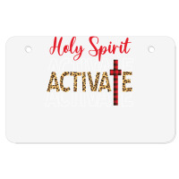 Jesus Christians Holy Spirit Activate Religious Women Long Sleeve T Sh Atv License Plate | Artistshot