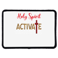 Jesus Christians Holy Spirit Activate Religious Women Long Sleeve T Sh Rectangle Patch | Artistshot