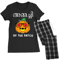 Ammachi Of The Patch Pumpkin Halloween Malayali Family Women's Pajamas Set | Artistshot