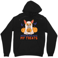 Funny Corgi Dog Lover Witch Better Have My Treats Halloween Unisex Hoodie | Artistshot