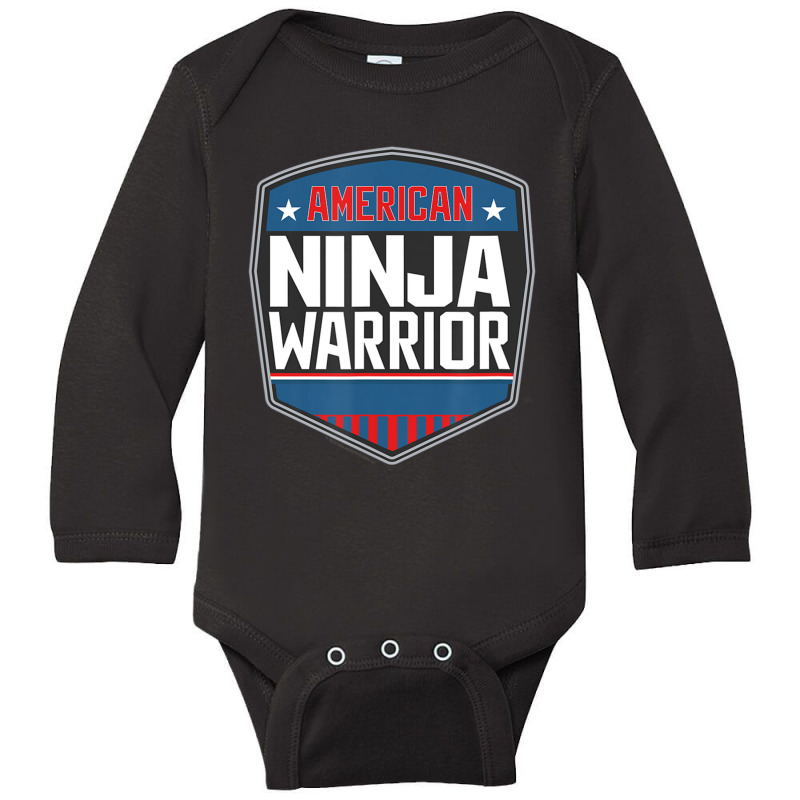 American Ninja Warrior Standard Long Sleeve Baby Bodysuit by Gibbons Washburn | Artistshot