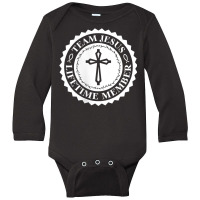 Lifetime Member   Team Jesus T Shirt Long Sleeve Baby Bodysuit | Artistshot