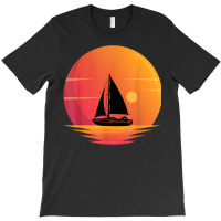 Great Yacht In Sunset Outfit Sailing Boat Sailboat T-shirt | Artistshot