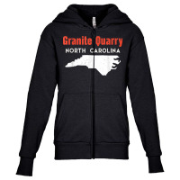 Granite Quarry North Carolina Usa State America Travel Youth Zipper Hoodie | Artistshot