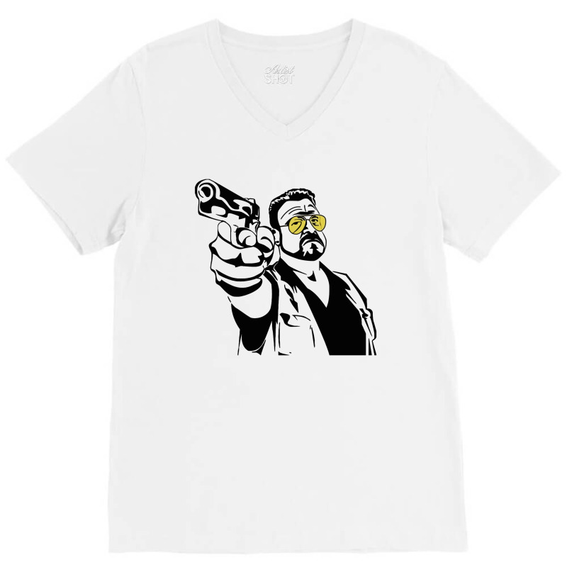 Big Lebowski V-Neck Tee by Yeni | Artistshot