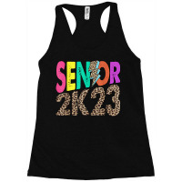 Senior 2k23 Leopard Lightning Bolt Class Of 2023 Graduation Racerback Tank | Artistshot