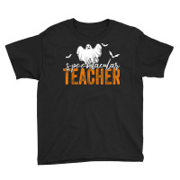 Spooktacular Teacher Spooky Ghost Teacher Halloween Women Youth Tee | Artistshot