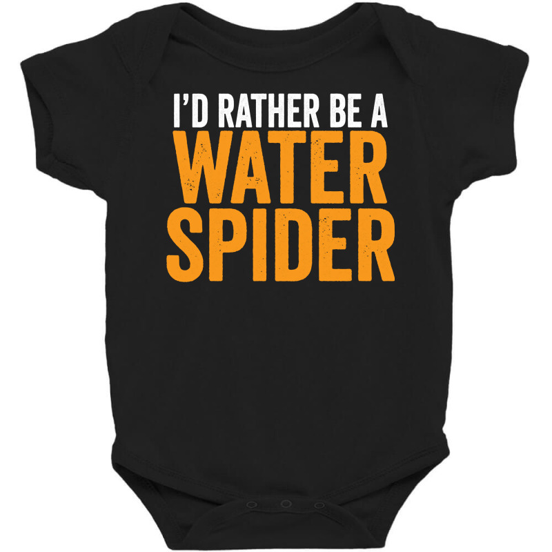 I'd Rather Be A Water Spider Swagazon Waterspider Pullover Hoodie Baby Bodysuit by cm-arts | Artistshot