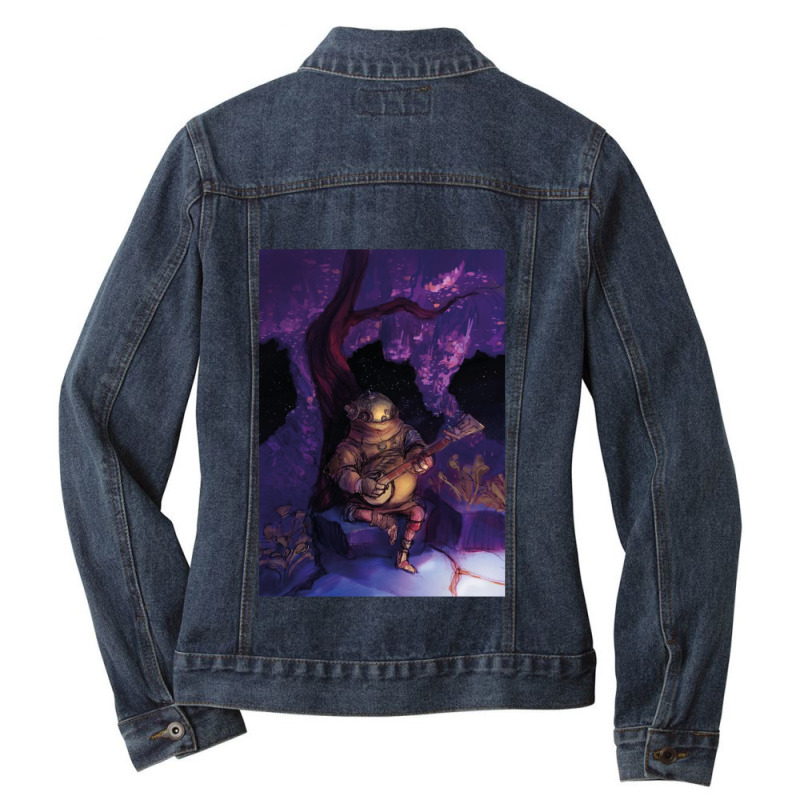 Outer Wilds Outer Wilds Outer Wilds Outer Wilds Outer Wilds Outer Wild Ladies Denim Jacket by BERNARDMATTHEWS | Artistshot