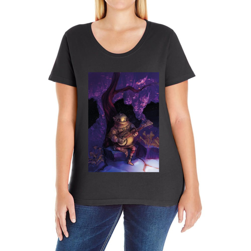 Outer Wilds Outer Wilds Outer Wilds Outer Wilds Outer Wilds Outer Wild Ladies Curvy T-Shirt by BERNARDMATTHEWS | Artistshot