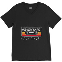 Old Row Radio Cassette V-neck Tee | Artistshot