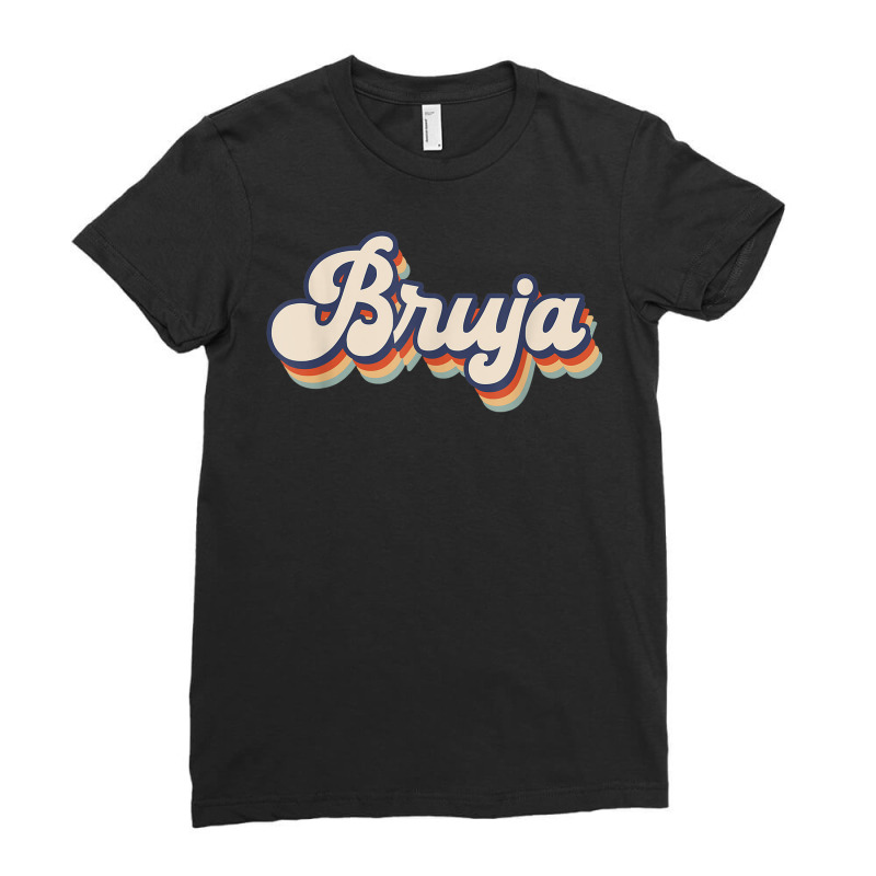 Bruja Latina Halloween Retro Style Ladies Fitted T-Shirt by Luxuriate | Artistshot