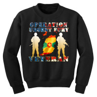 Operation Urgent Fury Combat Veteran Grenada Gift Youth Sweatshirt | Artistshot