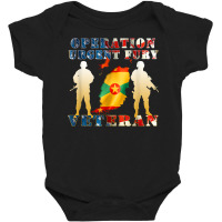 Operation Urgent Fury Combat Veteran Grenada Gift Baby Bodysuit | Artistshot