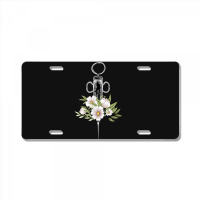 Phlebotomist Life Injection Phlebotomy Flowers Syringe License Plate | Artistshot