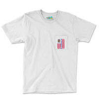 Uss Tuscaloosa Lst 1187 Tank Landing Ship American Flag T Shirt Pocket T-shirt | Artistshot