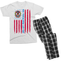 Uss Tuscaloosa Lst 1187 Tank Landing Ship American Flag T Shirt Men's T-shirt Pajama Set | Artistshot