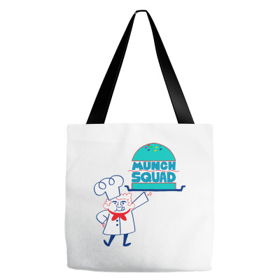 Munch Squad Tote Bags Designed By Pinkanzee