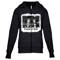 Denial Of God, Denial, Of God, Denial Of Gods, Denial Of God Vintage,  Youth Zipper Hoodie | Artistshot