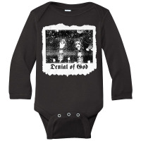 Denial Of God, Denial, Of God, Denial Of Gods, Denial Of God Vintage,  Long Sleeve Baby Bodysuit | Artistshot