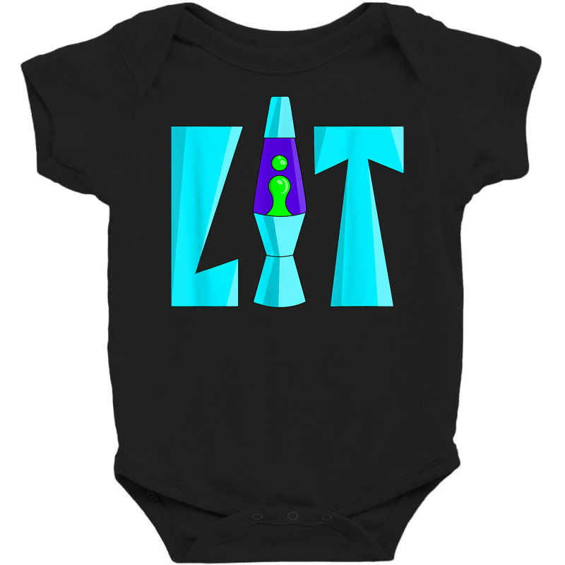 Lit Lava Lamp Drippy Retro 80's 90's Graffiti T Shirt Baby Bodysuit by cm-arts | Artistshot