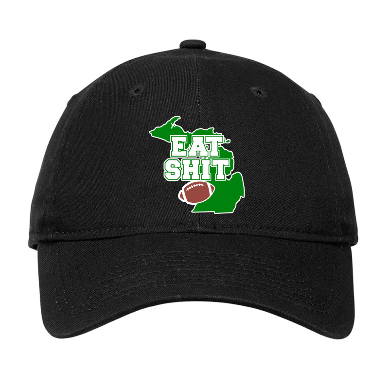 Eat Shit Michigan State Adjustable Cap by Begegeg | Artistshot