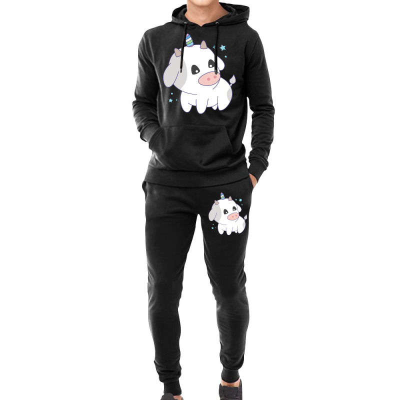 Unicorn T  Shirtcute Unicorn Cow T  Shirt Hoodie & Jogger Set | Artistshot