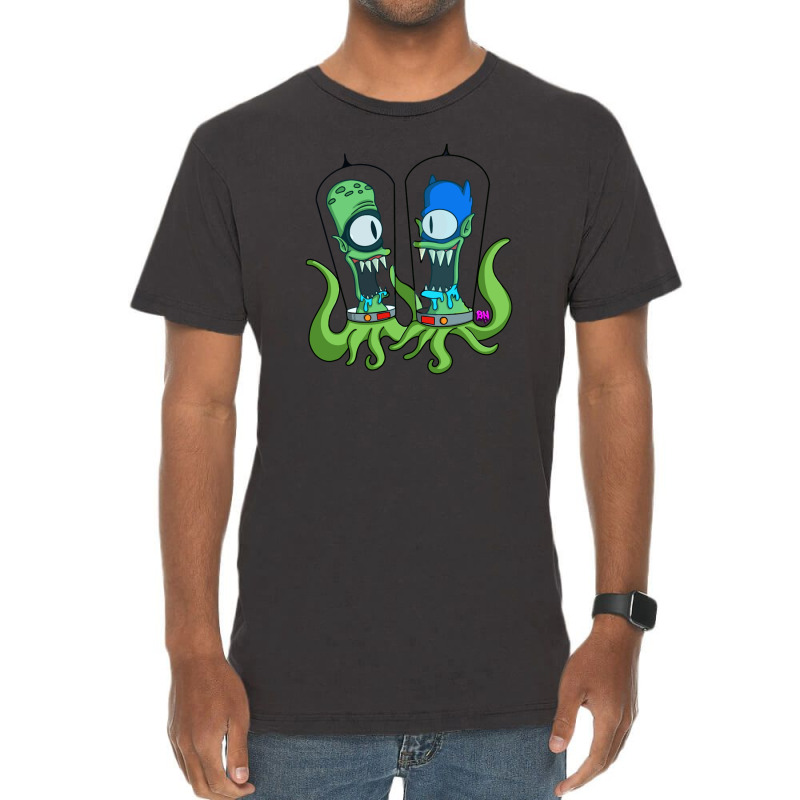 Kang Man And Kodos Sidekick Vintage T-Shirt by okviani | Artistshot