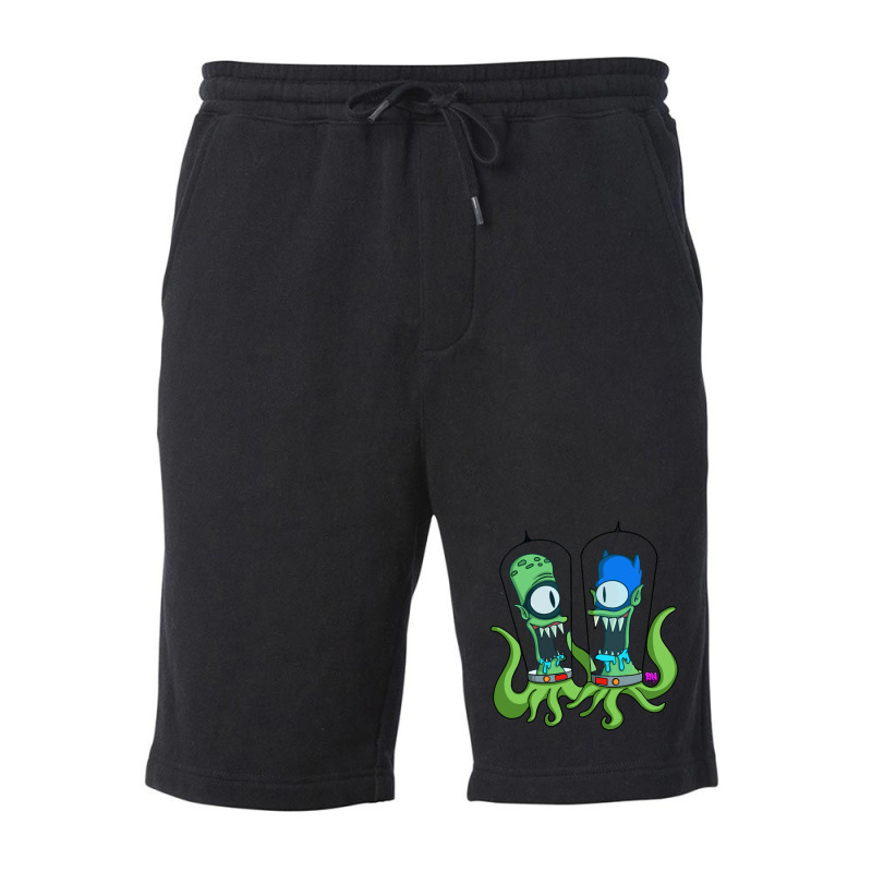 Kang Man And Kodos Sidekick Fleece Short by okviani | Artistshot