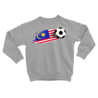 Malaysia Flag Jersey Malaysian Soccer Team Malaysian T Shirt Toddler Sweatshirt | Artistshot