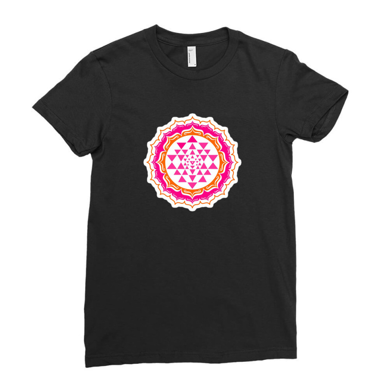 Sacred Om Mantra Buddhism Yoga Symbol Sound Of The Universe 11821571 Ladies Fitted T-Shirt by riska_art | Artistshot