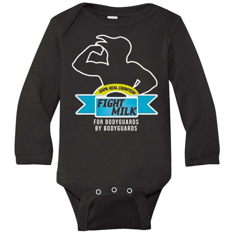 Fight Milk, Fight, Milk, Fight Milks, Fight Milk Vintage, Fight Milk A Long Sleeve Baby Bodysuit by SHCX0L | Artistshot