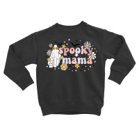 Spooky Mama Halloween Pattern Season Halloween Costume Toddler Sweatshirt | Artistshot