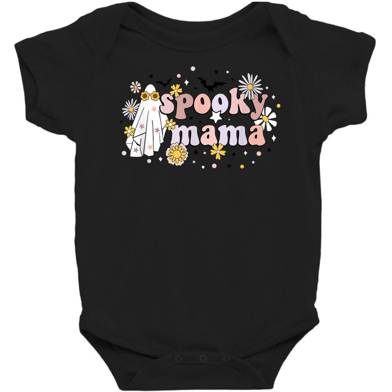 Spooky Mama Halloween Pattern Season Halloween Costume Baby Bodysuit | Artistshot