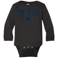 Chaplin Kentucky Ky Vintage Athletic Sports Design Long Sleeve Baby Bodysuit | Artistshot