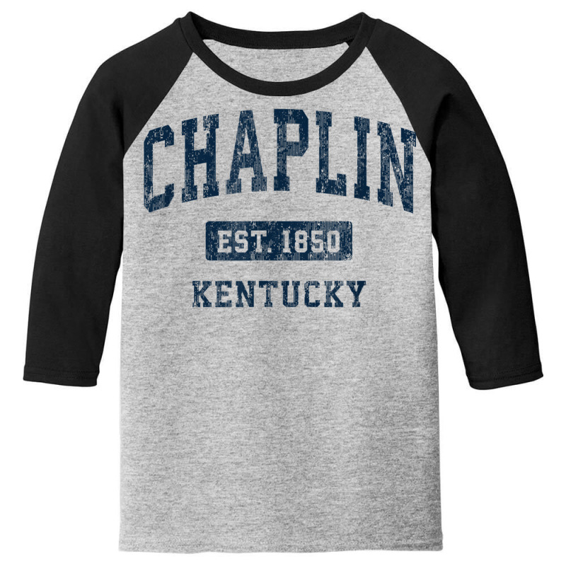 Chaplin Kentucky Ky Vintage Athletic Sports Design Youth 3/4 Sleeve by Creed | Artistshot