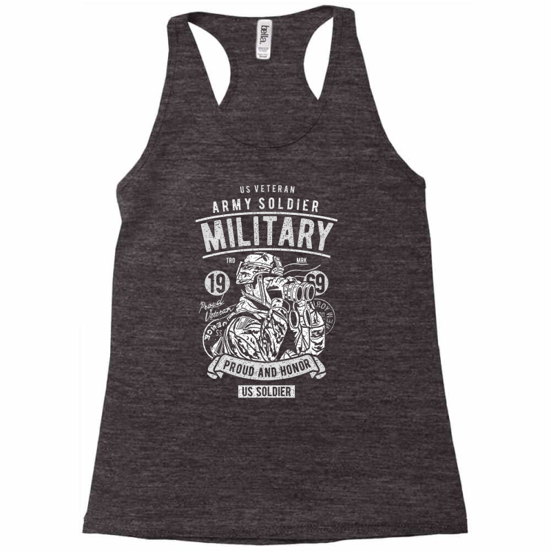 Veteran Army Soldier Military Adults, Veteran Army Soldier Military Ad Racerback Tank | Artistshot