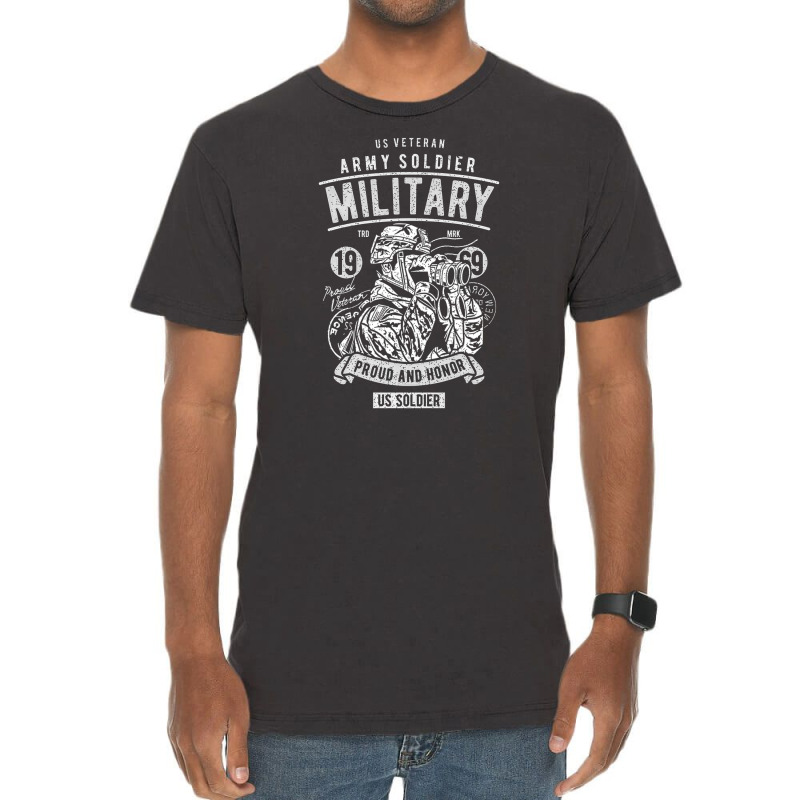 Veteran Army Soldier Military Adults, Veteran Army Soldier Military Ad Vintage T-shirt | Artistshot