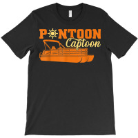 Camping Pontoon Captoon Boat Captain Mens Lake Funny T Shirt T-shirt | Artistshot