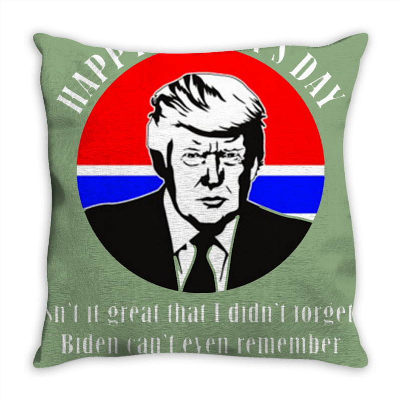 Trump Happy Fathers Day Throw Pillow | Artistshot