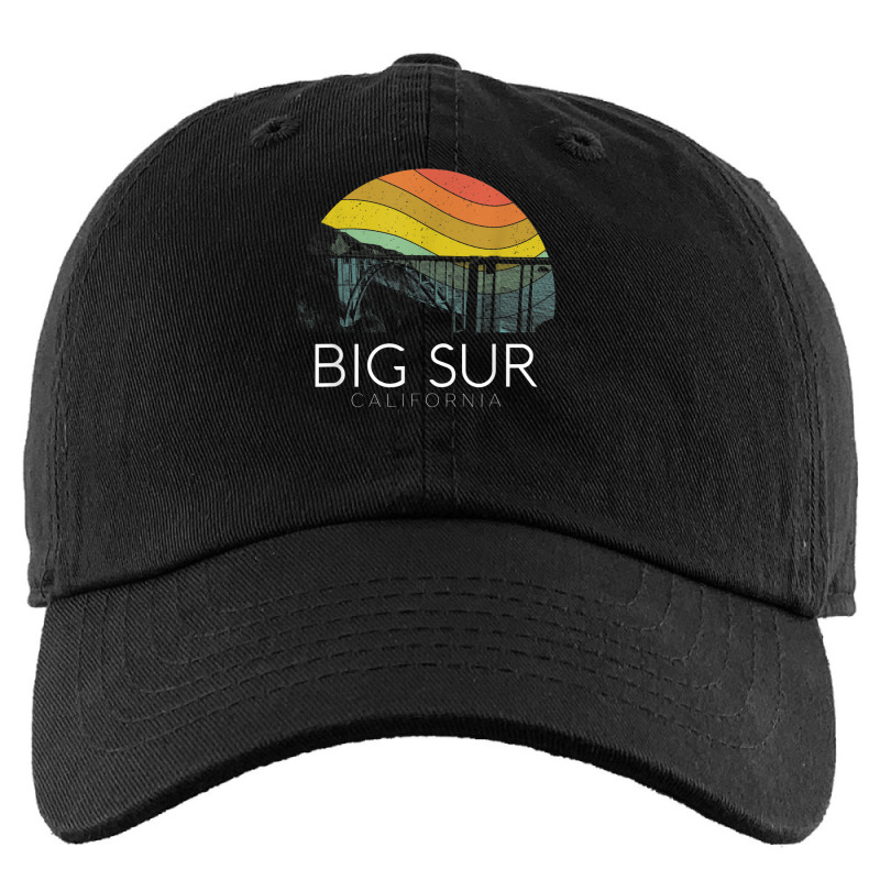 Big Sur California Beach Central Coast Retro Forest Camping T Shirt Kids Cap by genze | Artistshot