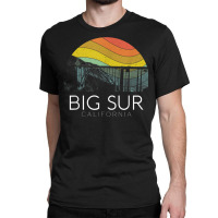 Big Sur California Beach Central Coast Retro Forest Camping T Shirt Classic T-shirt | Artistshot