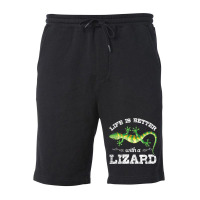 Day Gifts Geckos Terraristic Funny Gifts Men Fleece Short | Artistshot