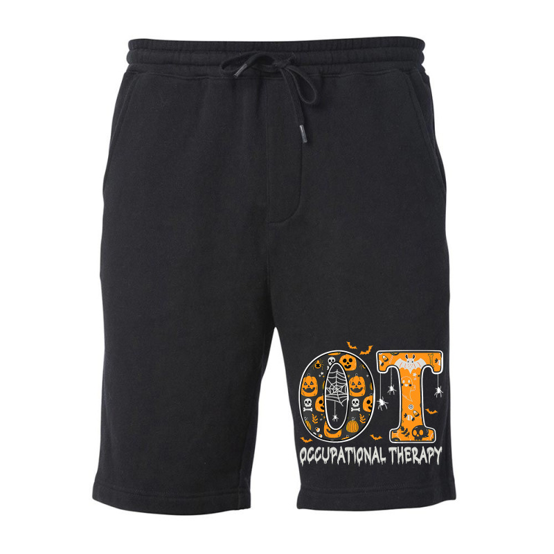 Ot Occupational Therapy Therapist Halloween Ota Spooky Fleece Short | Artistshot