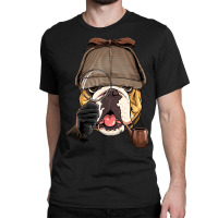 Detective American Bulldog Spy Investigator Bulldog Lover Classic T-shirt | Artistshot