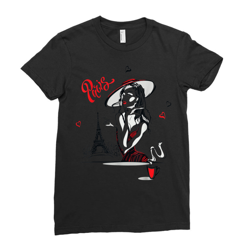 Paris Girl Ladies Fitted T-Shirt by Clinical | Artistshot