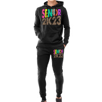 Senior 2k23 Leopard Lightning Bolt Class Of 2023 Graduation Hoodie & Jogger Set | Artistshot