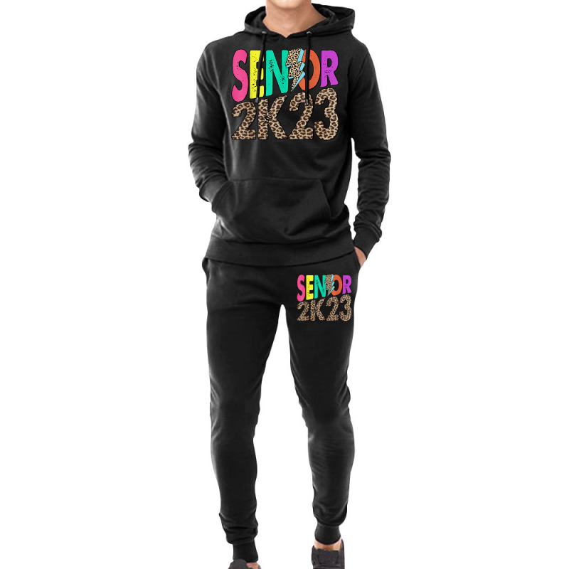 Senior 2k23 Leopard Lightning Bolt Class Of 2023 Graduation Hoodie & Jogger set by Fashaza | Artistshot